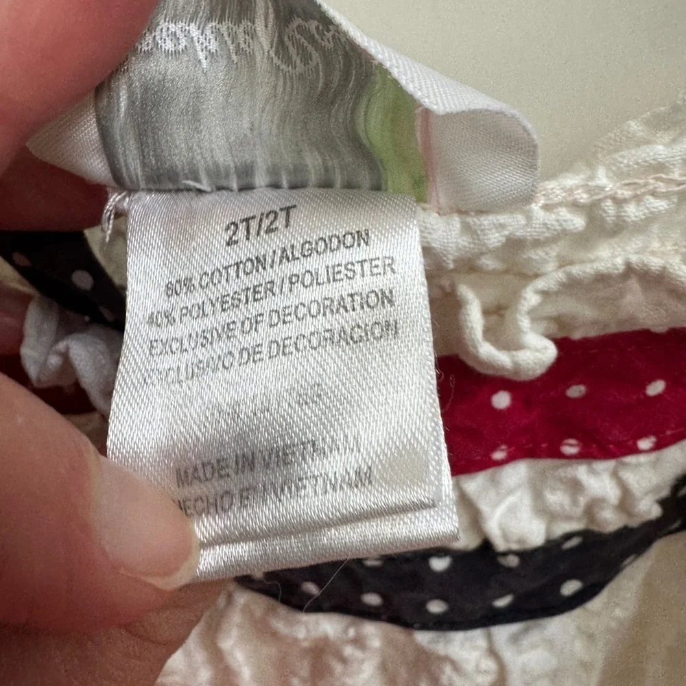 Sophie Rose 2T Girls Red White Blue Star 4th of July Patriotic Sleeveless Dress